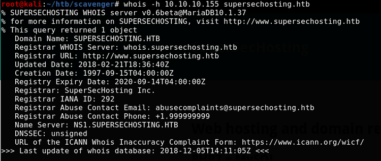 whois supersechosting